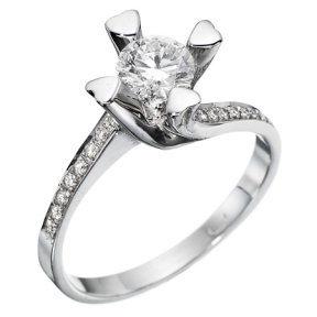 טבעת אירוסין לבבות